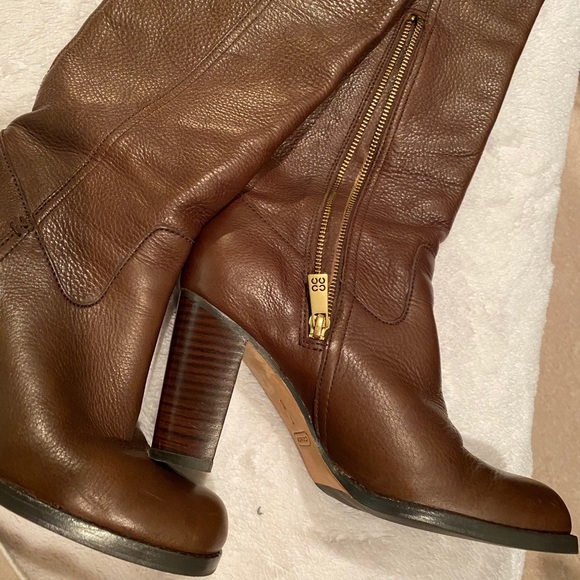 Coach Kaylie long boot stacked heel w box - Picture 2 of 15